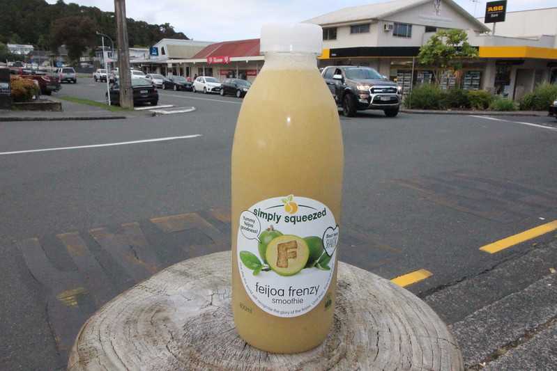 Bottle of Feijoa Juice of New Zealand