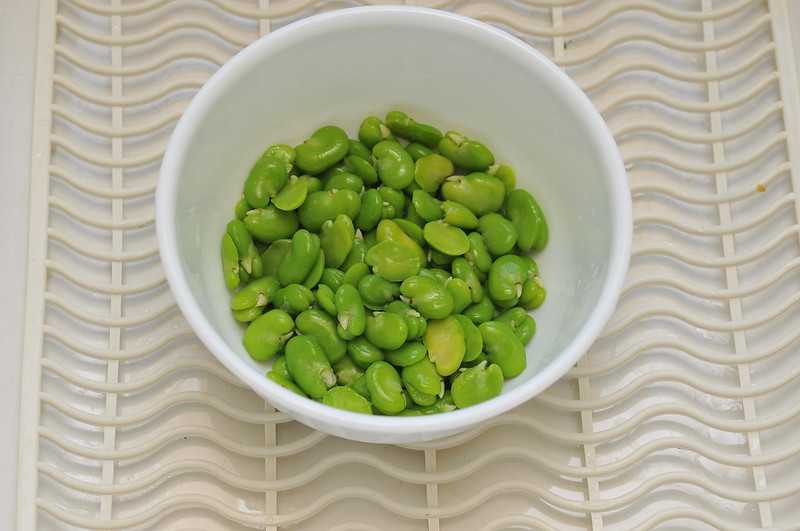 Fava Beans in a container