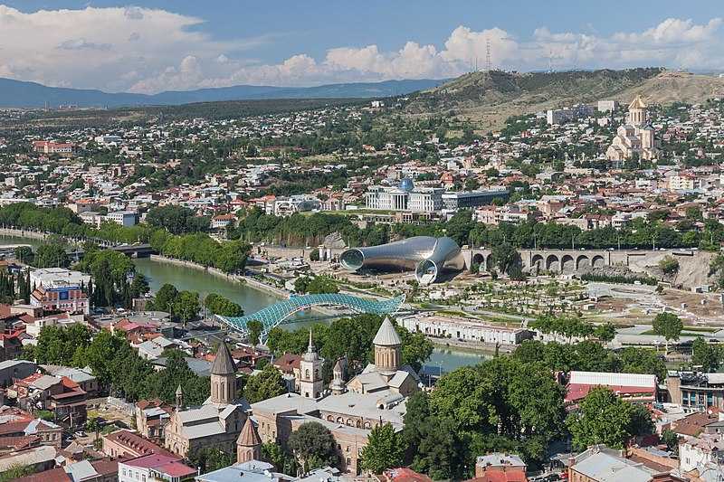 Tbilisi city view