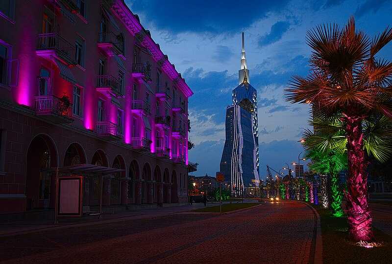 Batumi at night