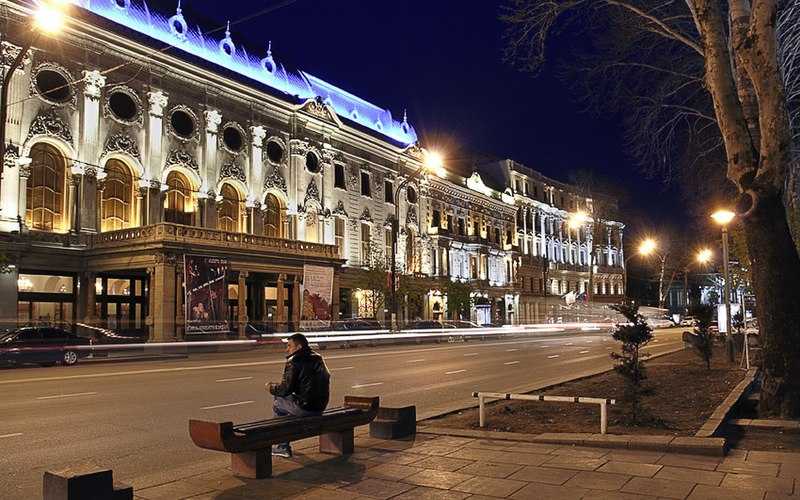 Night at Rustaveli Avenue